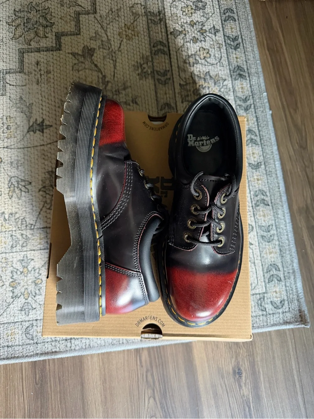 Dr. Martens 8053 Quad Leather Platform Shoes *Size 10 Women’s*